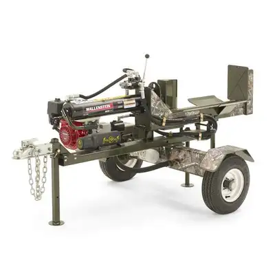 Iron Inventory Inc! Wallenstein Wood Splitter 20 ton splitting force 24" splitting opening List $430...