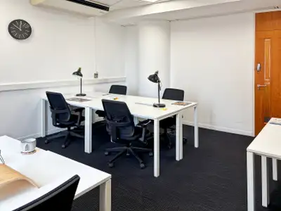 Flexible large office for rent designed to accommodate 50 people at Regus 201st Street. A fully serv...