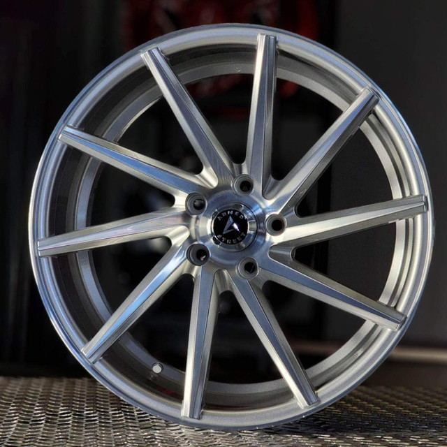 17" ARMED 38 cal! DIRECTIONAL CONCAVE! SLIVER MACHINED! $750! in Tires & Rims in Calgary - Image 3