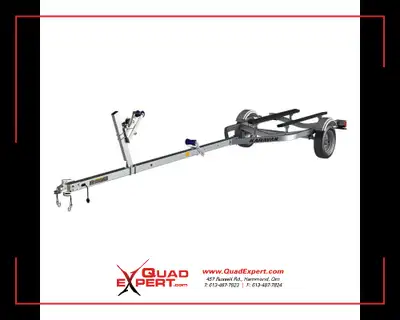 Our Single Axle 1250# Bunk Trailer matches small fishing and jon boats well. It also looks good, wit...