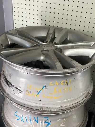 18 inch dodge rims great shape 5by114.3 ___________________ We offer a large selection of new and us...