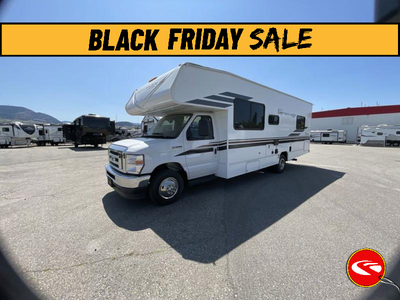 Coachmen Freelander Class C gas motorhome 27QB highlights: Rear Bedroom Bunk Over Cab 42in.in. x 71i...