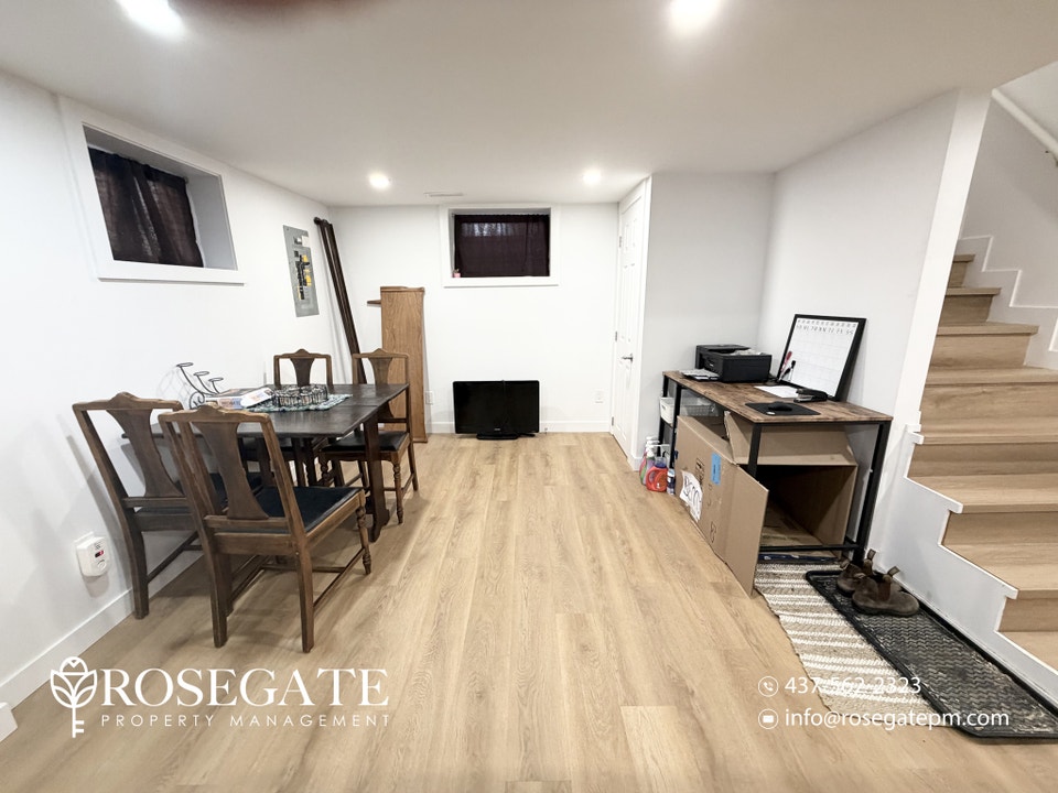 2-Bedroom Basement Apartment with In-Unit Laundry – Water & Gas 5
