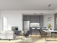 2cc-4.5-4 1/2-2 chambres bedroom rental apartment for rent-logement locatif-Saint-Henri-Griffintown-... (image 4)