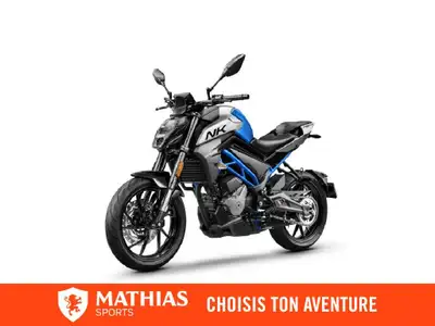 Concessionnaire des véhicules neufs et d'occasion. Sportive CF MOTO 300NK 2026 La 300NK est une moto...