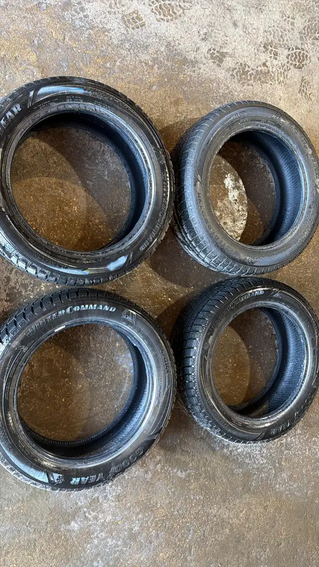 235 55 19 - WINTER - GOODYEAR WINTERCOMMAND - SET OF 4 in Tires & Rims in Kitchener / Waterloo - Image 3