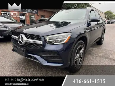 2021 MERCEDES GLC 300 4MATIC, AMG APPEARANCE PACKAGE, NO ACCIDENT, CLEAN CARFAX, PANORAMIC ROOF, NAV...
