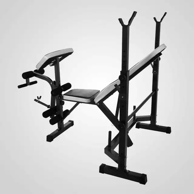 NEW ADJUSTABLE WEIGHT LIFTING BENCH 660 LBS HOME GYM  WLB1V0 in Exercise Equipment in Prince Albert - Image 3