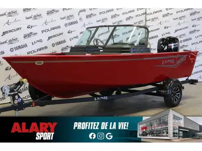 Alary Sport 2026 Lund Boat Co LUND 1650 Rebel XL Sport + MERCURY 90 HP & Remorque Lund Boat Co LUND...