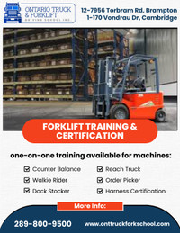 Forklift Training in Brampton!