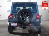 Recent Arrival! Sting-Gray Clearcoat 2021 Jeep Wrangler Unlimited Rubicon 4xe 4WD 8-Speed Automatic... (image 3)
