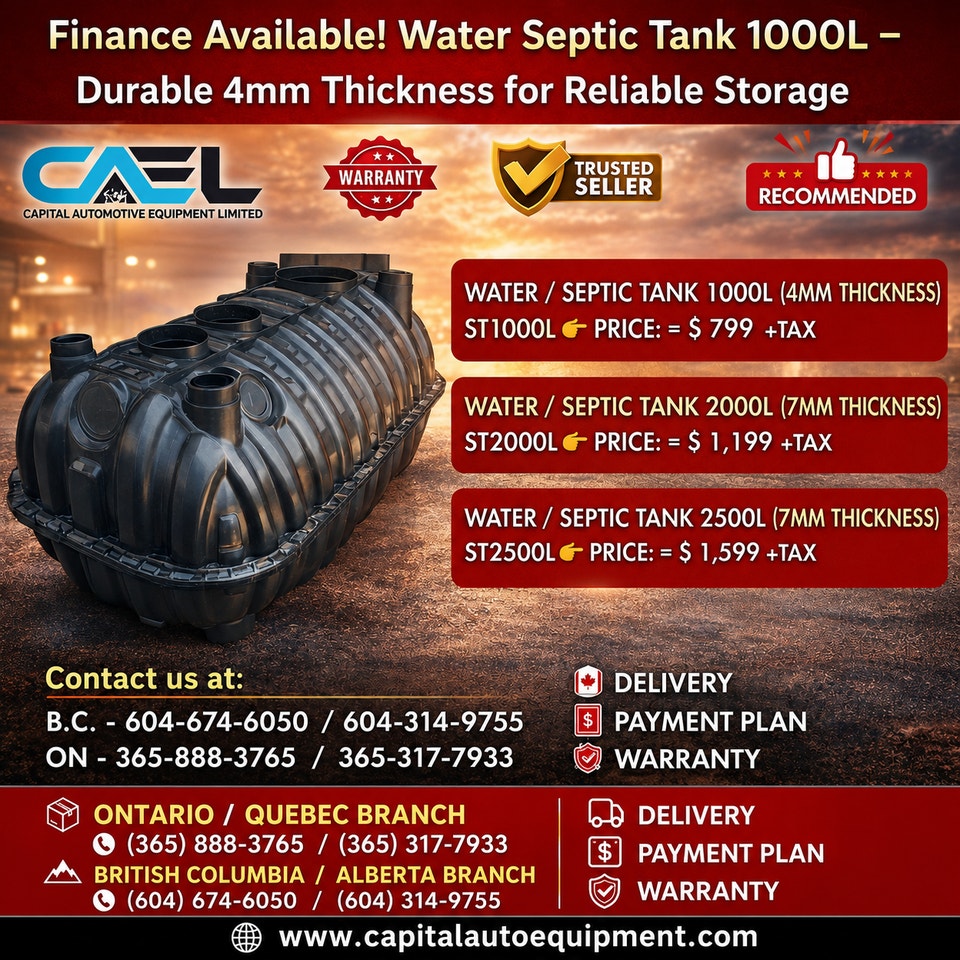 New CAEL Water & Septic Tanks – Storage Solutions | Other Parts ...