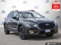 Odometer is 2637 kilometers below market average! Gray Metallic 2024 Subaru Crosstrek Onyx AWD Linea... (image 6)