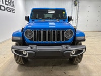 2025 Jeep Wrangler Sahara SAHARA 4X4 | DEALER DEMO | HEATED LEATHER SEATS | Hydro Blue Pearl Coat Pe... (image 1)