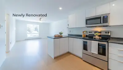BEAUTIFUL NEW RENOVATED 2BD SUITES with IN-SUITE LAUNDRY AVAIL