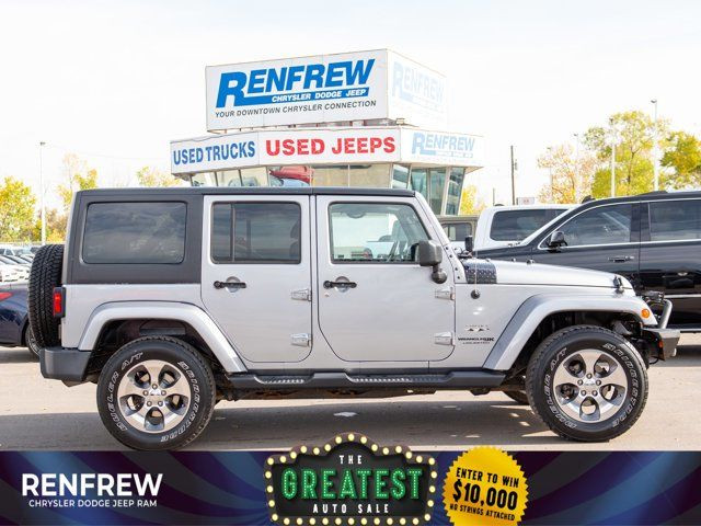 2018 Jeep Wrangler JK Unlimited Sahara 4x4, Heated Seats in Cars & Trucks in Calgary