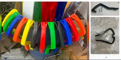NEW KIMPEX RUSH PLASTIC SKI HOOP TIP WITH HARDWARE EACH. PAIR $68******* Call /Text 780-542-1989 OR...