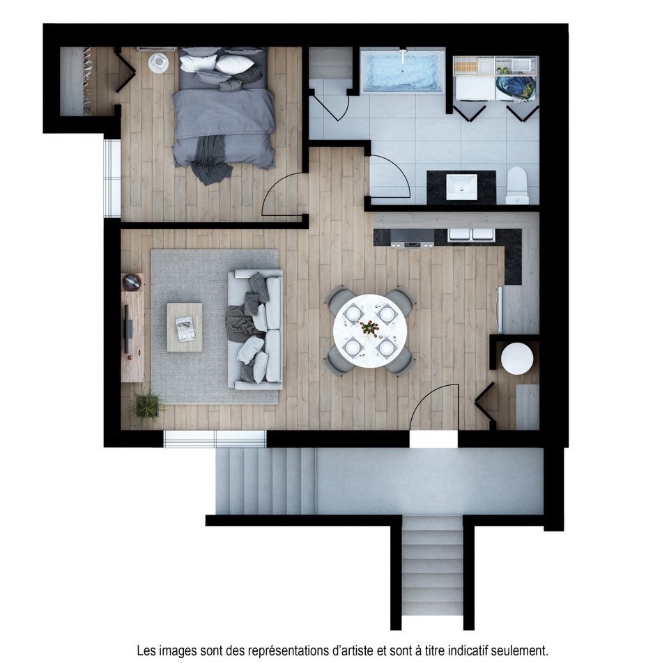 Desrosiers – Logements modernes 3½, 4½, 5½ avec électroménagers 3