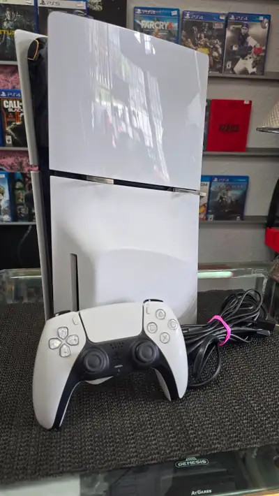 PlayStation PS5 Slim Disc Edition with Box, View more