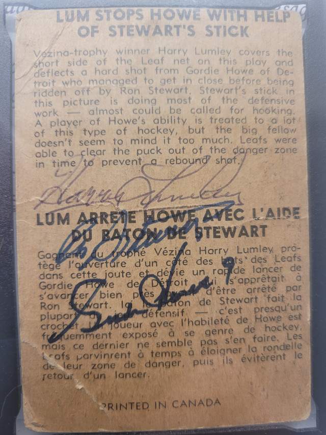 Gordie Howe Hat trick in Arts & Collectibles in Owen Sound - Image 2