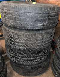 Set of Used 275/50R22 Bridgestone tires