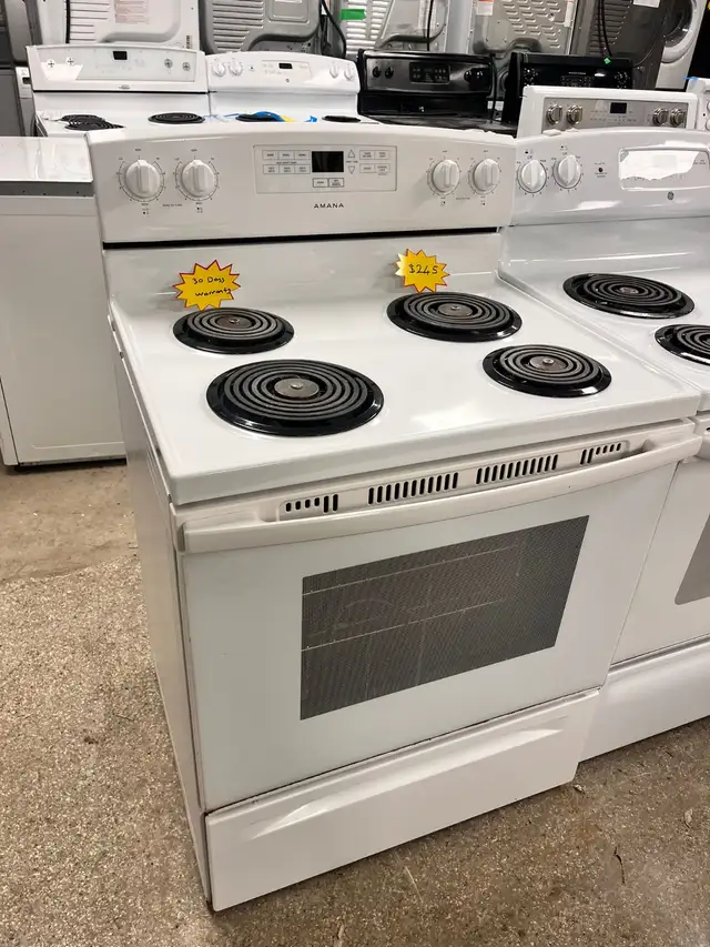 Amana 30” Coil Top  Stove Fully Tested  30-Day Warranty in Stoves, Ovens & Ranges in Kitchener / Waterloo - Image 2