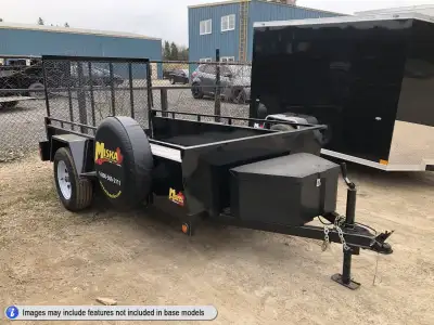 New Miska 5'x8' Single Axle Utility Trailer - Built by Canadians, for Canadians Ready to Roll, start...