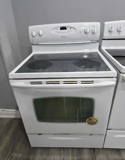 Maytag 30" White Electric Ceramic Top Stove Oven Range CAN DELI, View more