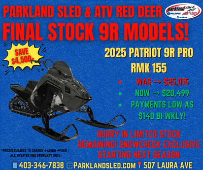 $2,000 REBATE ENDS FEB 28! PAYMENTS LOW AS $146 BIWKLY! 2025 POLARIS 9R RMK KHAOS SLASH 155 2.75 SNO...