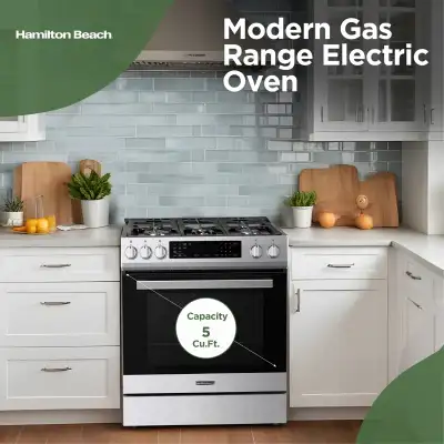 ✨NEW 30" Stainless Steel Slide-In Dual Fuel Gas Stove✨, View more