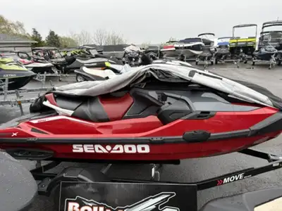 Bay Marine Sales 2024 Sea-Doo RXT-X 325 Fiery Red Premium ONLY 27 HOURS. Cover incl. trailer incl, h...