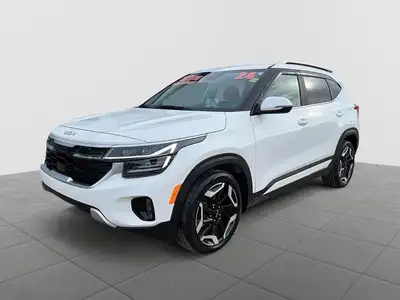 The 2024 Kia Seltos SX AWD with the Gentle Brown Interior is a sophisticated standout in the Canadia...