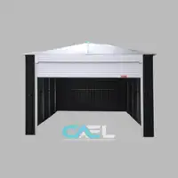 Double and Single GARAGE METAL SHED with side entry | Finance