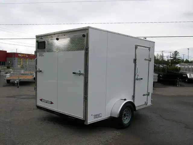 2025 Weberlane CARGO 7' X 10' V-NOSE 1 ESSIEUX 3500LB. RAMPE VTT in Cargo & Utility Trailers in Laval / North Shore - Image 7