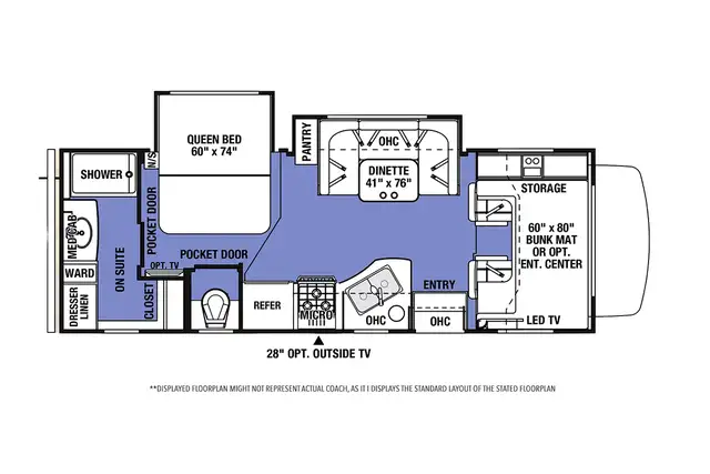 2019 Forest River Sunseeker 2420MS – Pre-Owned Class C Motorhome in RVs & Motorhomes in Red Deer - Image 6
