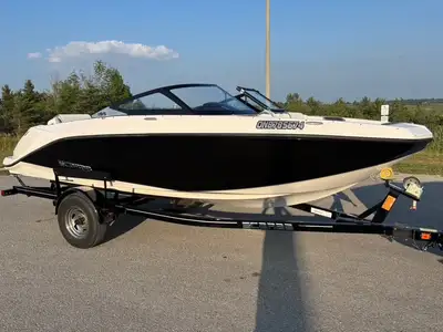 250 hp HO. BRP/ Rotax engine, Scarab trailer included. Excellent condition. Low hours Serviced at St...