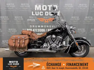 2016 Indian Motorcycles Chief Vintage Indian Motorcycles Chief Vintage 2016 118 018 KM PARE-BRISE GU...