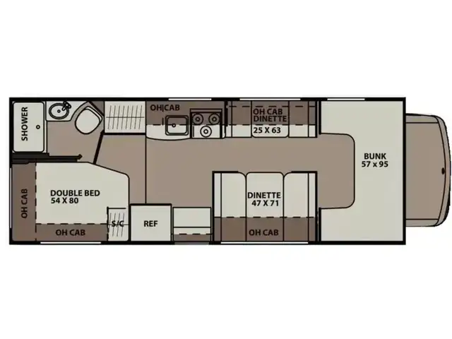 2022 Coachmen Leprechaun 230CB Classe C Compact + 6 Pneus neuf in RVs & Motorhomes in Laval / North Shore - Image 4
