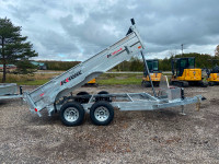 K-Trail Galvanized 6x12ft Dump Trailer 5200 Lb Axles