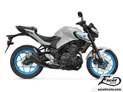 Excel Moto 2026 Yamaha MT-03 yamaha mt-03 ice storm Offrez-vous la moto de vos rêves cet hiver! Rése...