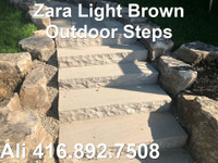 3 4 5 6 7 8 9 10 feet Light Brown Steps Light Brown Outdoor Step