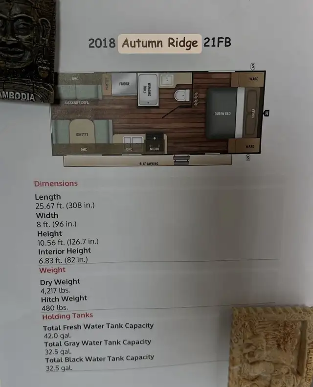 2018 STARCRAFT AUTUMN RIDGE CAMPING TRAILER 21FT 21FB (FINANCING in Travel Trailers & Campers in Cambridge - Image 16
