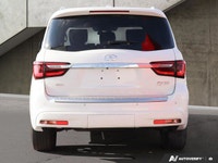 2023 Infiniti QX80 AWD LUXE One Owner, No Accidents. AWD, Pearl White over a Black Leather Interior.... (image 3)