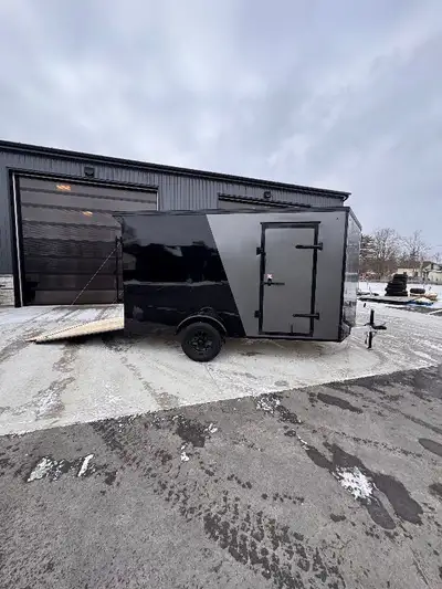 Aluminum Blackout 6x12 6.6 INT Enclosed cargoTrailer, View more