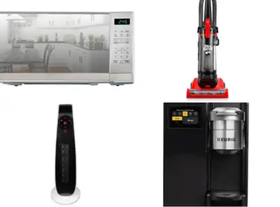24 Small Appliances – Retail Returns from Staples – Total retail value of $3,063 for only $1700– Fre...