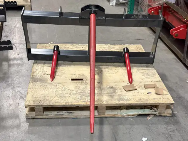 NEW SKID STEER 3 PRONG BALE SPEAR ATTACHMENT SSBF49 in Other Business & Industrial in Winnipeg - Image 2