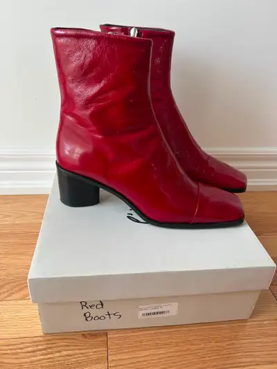 Leather womens ankle boots, View more