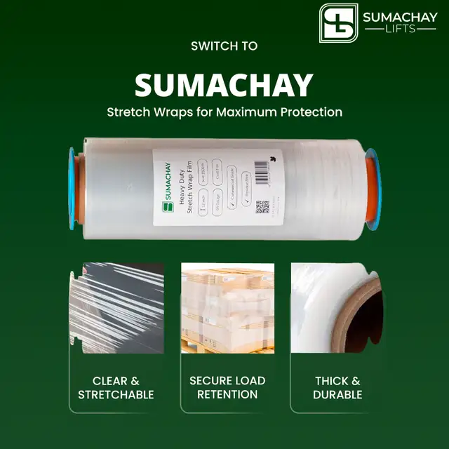 Stretch Wrap 12" 14" 18" 1500 ft 80 Gauge62863733363201122