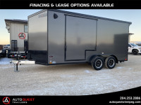 2024 Discovery Trailers 7' x 16' V-Nose Ramp Door