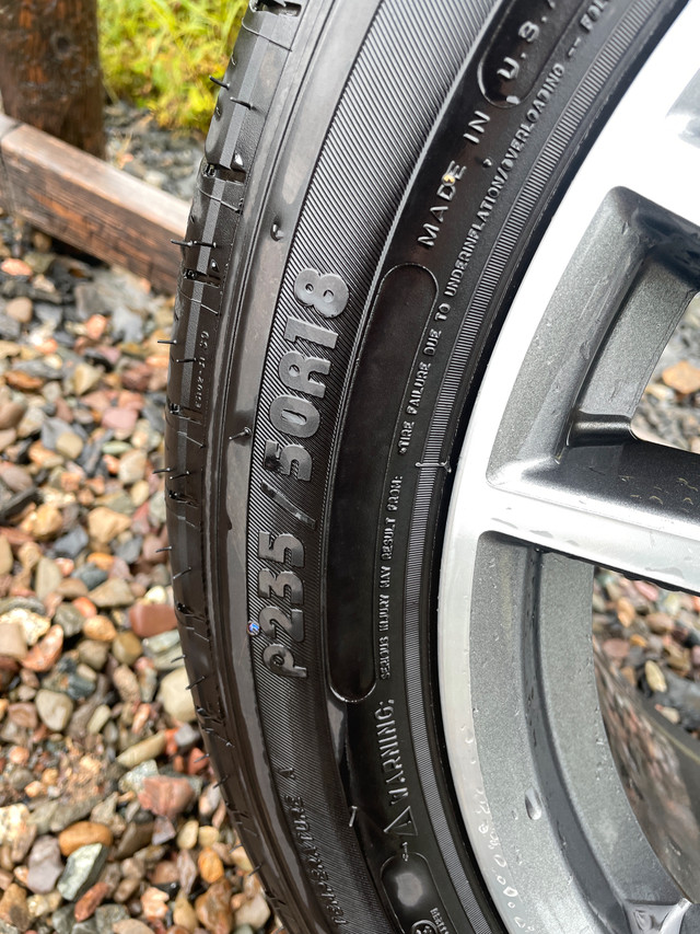 2015 Mustang GT Wheels on 235/50R18 Michelin Tires in Tires & Rims in City of Halifax - Image 2